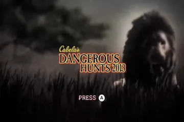 Cabela's Dangerous Hunts 2013 screen shot title